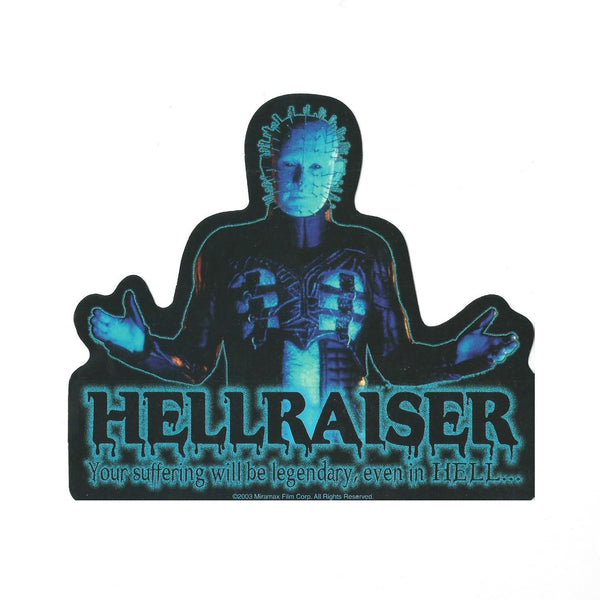 Hellraiser "Your Suffering Will Be Legendary" Stickers & Decals