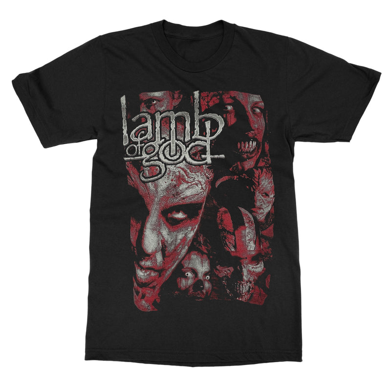 100% Cotton Metal T-shirt XL Lamb Of God 'Winged Death' T-Shirt - Black Band Tee In Extra Large Metal Music T-shirt XL - Foto 10