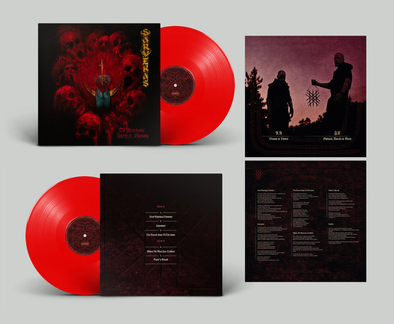 Sarvekas "Of Atavistic Fury & Visions (transparent red vinyl)" Limited Edition 12"