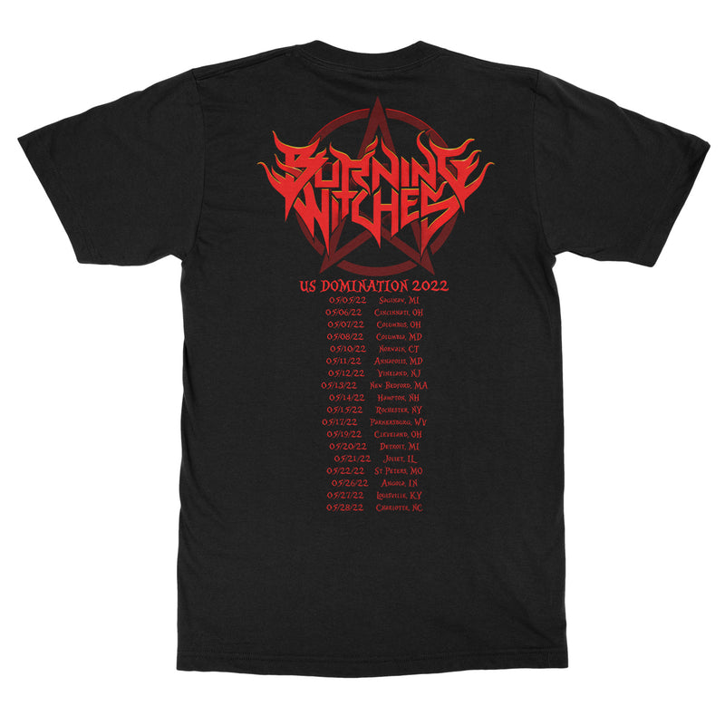 Burning Witches "Red Logo 2022 Tour" T-Shirt