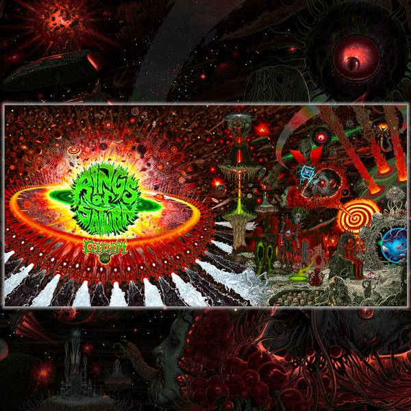 Rings of Saturn "Gidim Red Variant" Flag