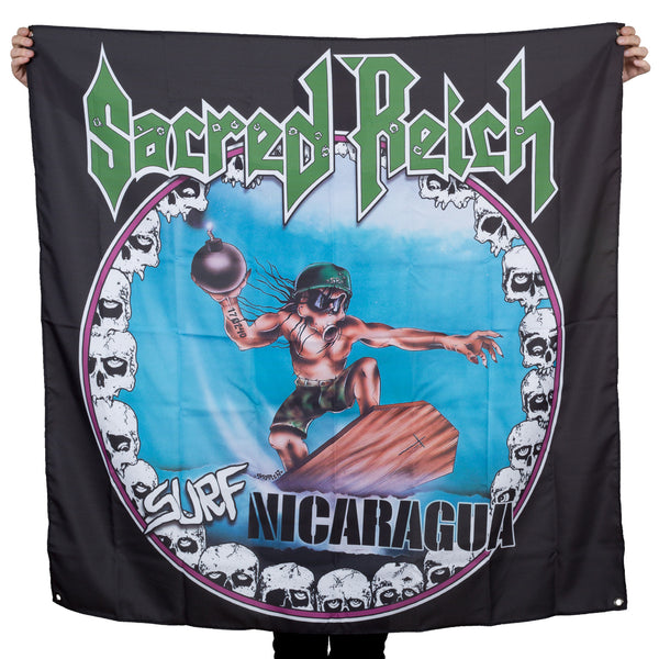 Sacred Reich "Surf Nicaragua" Flag