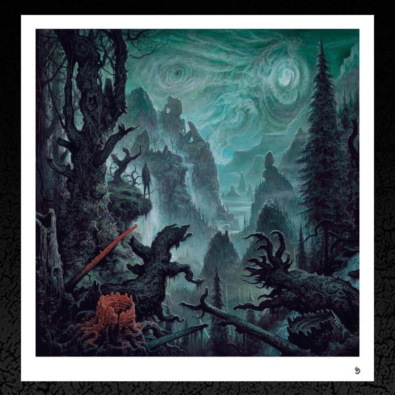 Dan Seagrave "The Vision Bleak. 'The Unknown'. Album Cover" Prints