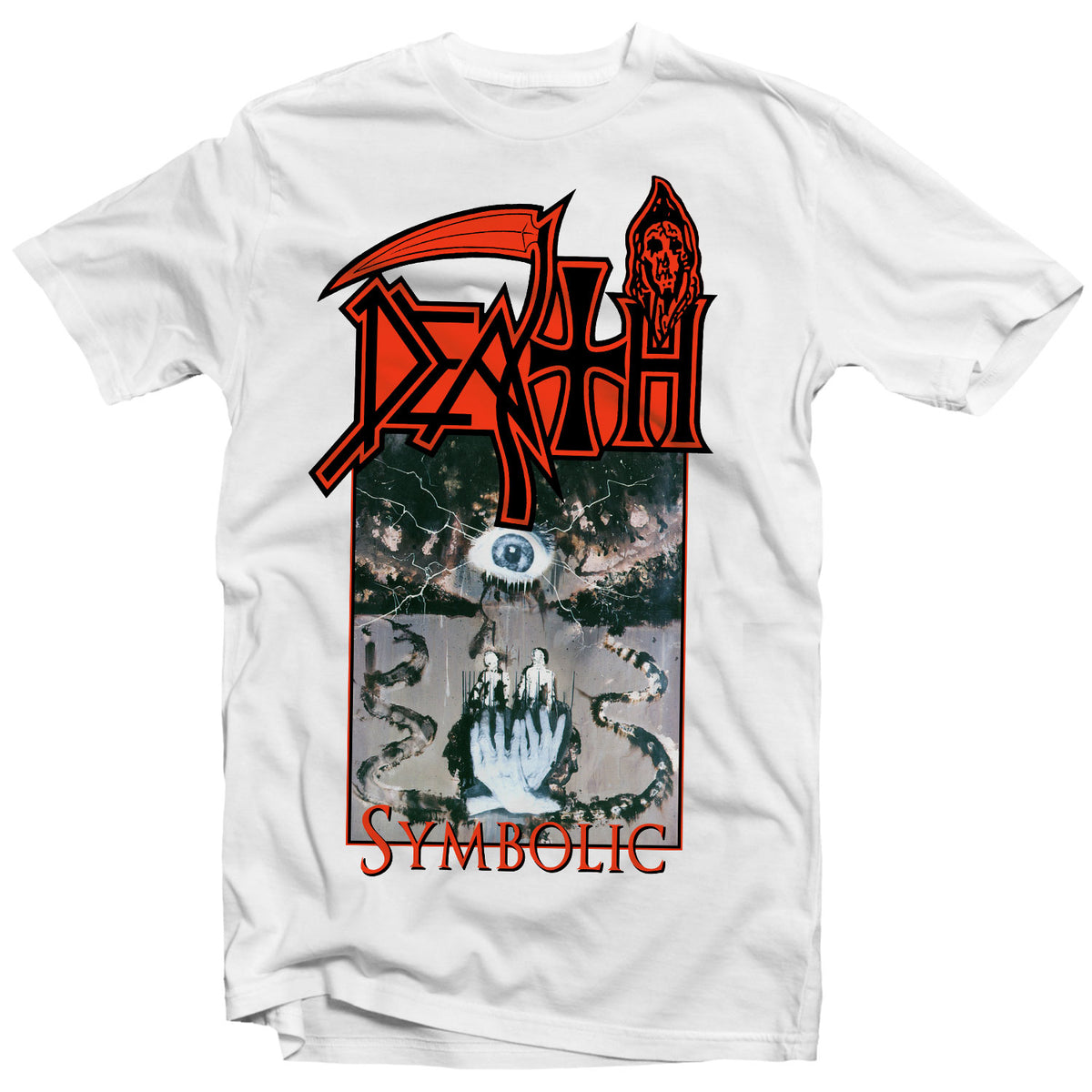 【レア】Death 「Symbolic」 Tシャツ　メンバー　サイン入　Lサイズ 97d74e231047b55b6a8792de0b73af