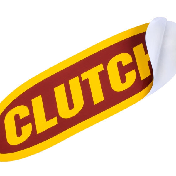 Clutch "24" Classic Oval Logo Sticker"