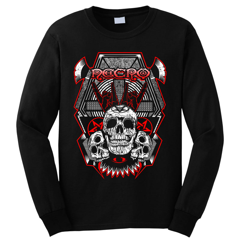 Necro "Metal Fingers" Longsleeve