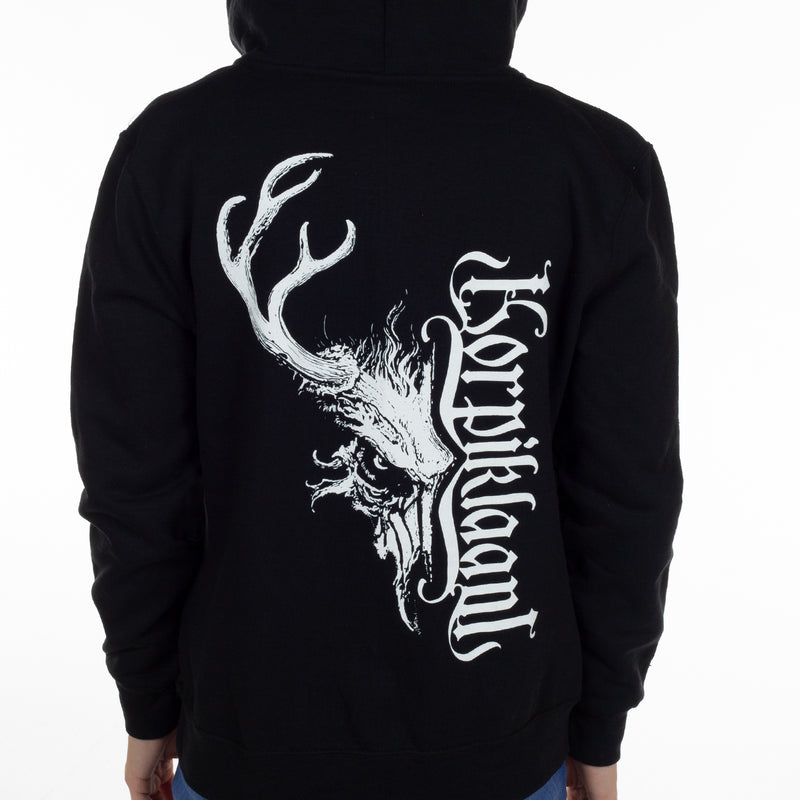 Korpiklaani "Skull" Girls Zipup Hoodie