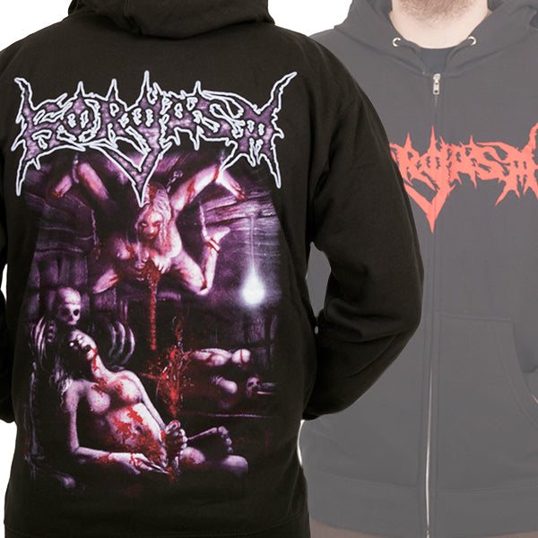 Gorgasm "Lacerated Masturbation" Zip Hoodie