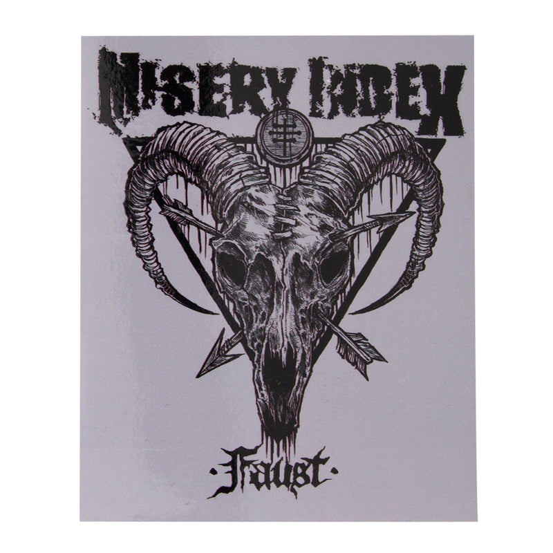 Misery Index "Faust" Stickers & Decals