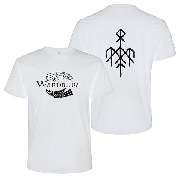 Wardruna "Kvitravn Horizontal (White)" T-Shirt