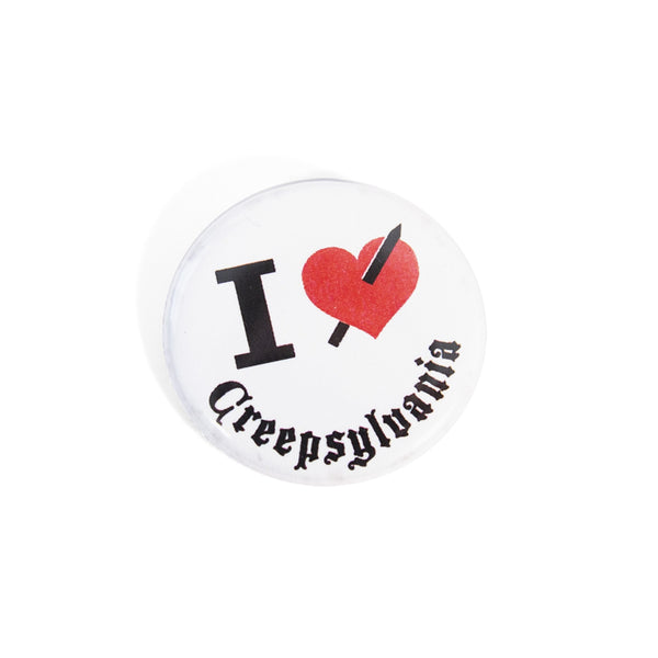 Ghoul "I Love Creepsylvania" Button