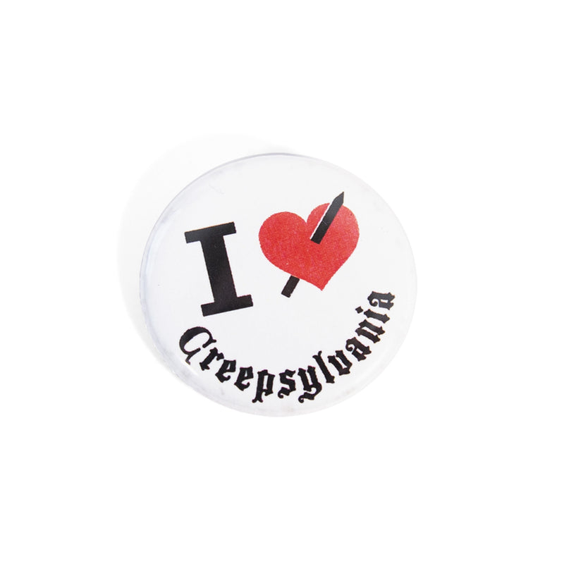 Ghoul "I Love Creepsylvania" Button