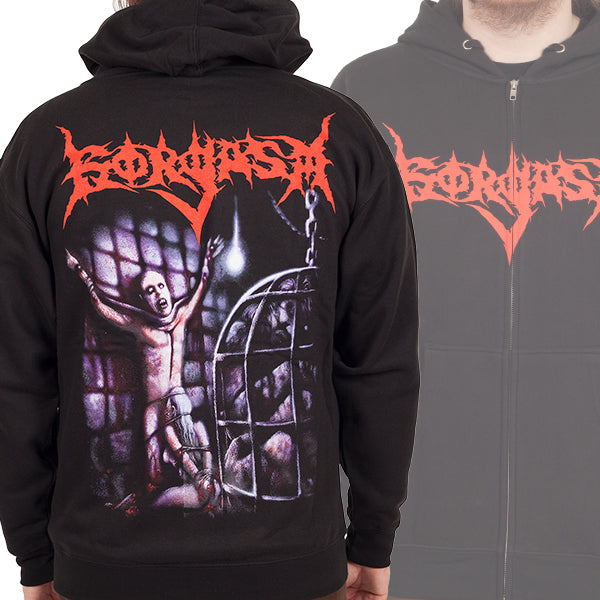 Gorgasm "Stitched Oral Asphyxia" Zip Hoodie