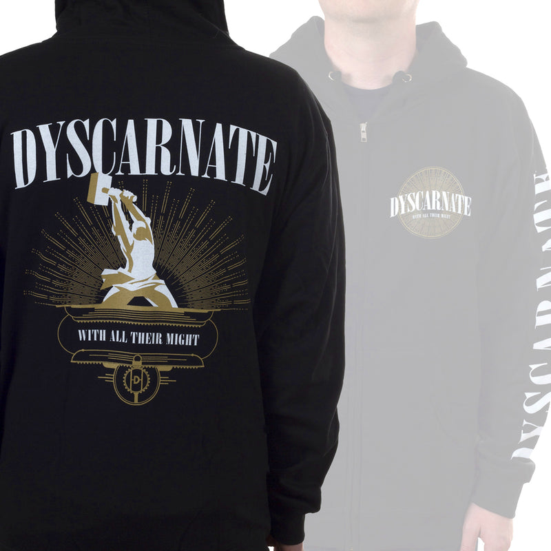 Dyscarnate "With All Their Might" Zip Hoodie