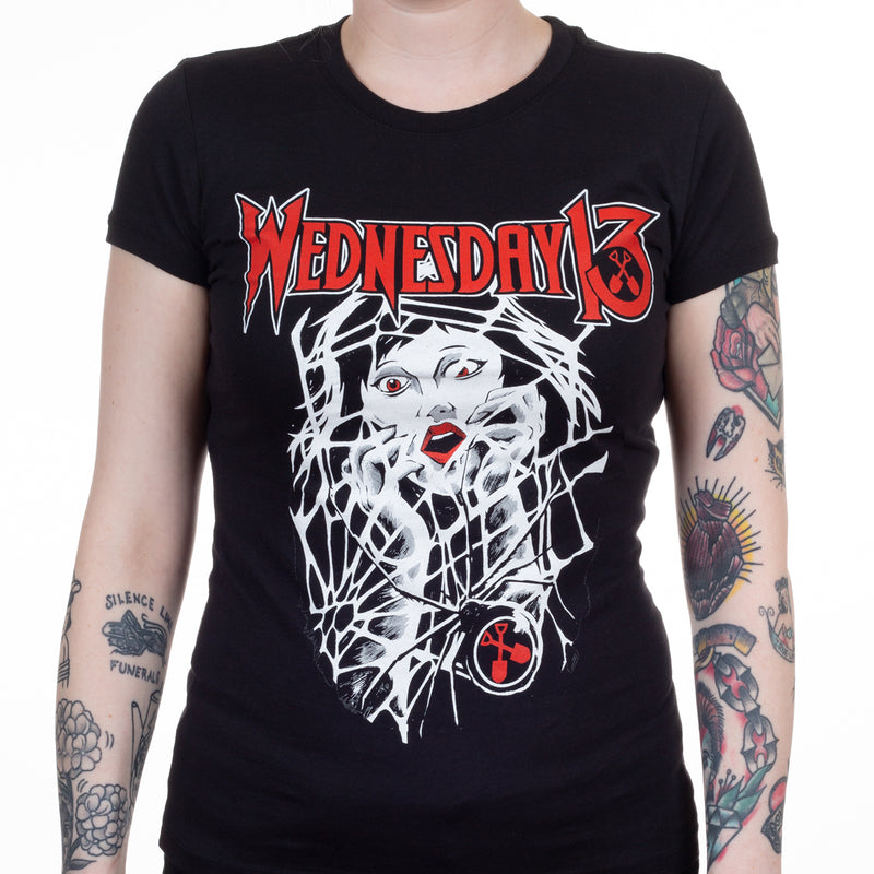 Wednesday 13 "Spiderweb Girl" Girls T-shirt