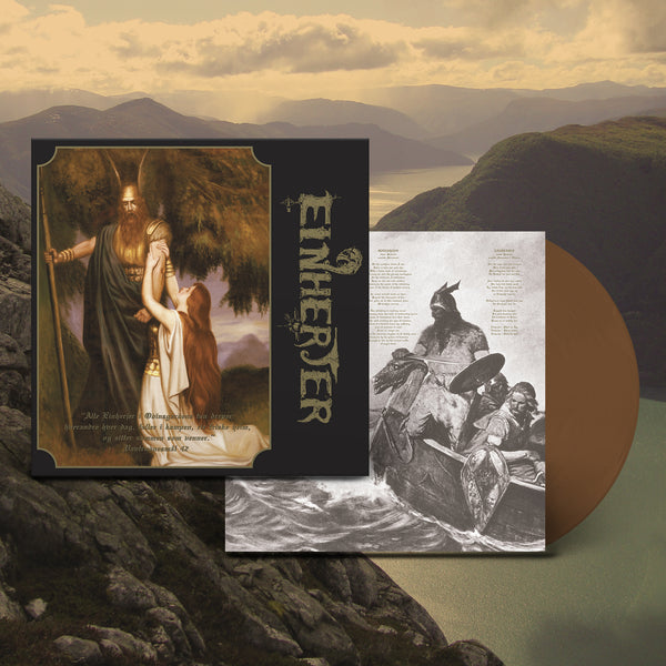 Einherjer "Aurora Borealis / Leve Vikingånden (Lim. brown vinyl)" Limited Edition 12"