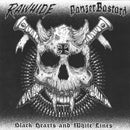PanzerBastard "PanzerBastard | Rawhide - "Black Hearts and White Lines" Split EP" 7"