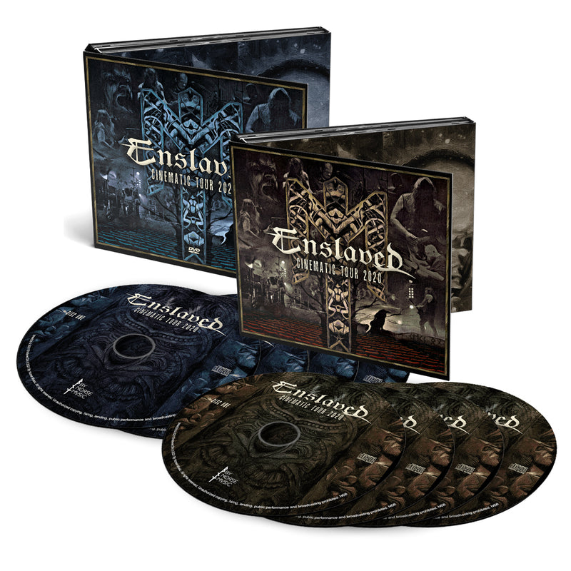Enslaved "Cinematic Tour 2020 4x CDs + 4x DVDs (NTSC) Boxset" Limited Edition Boxset