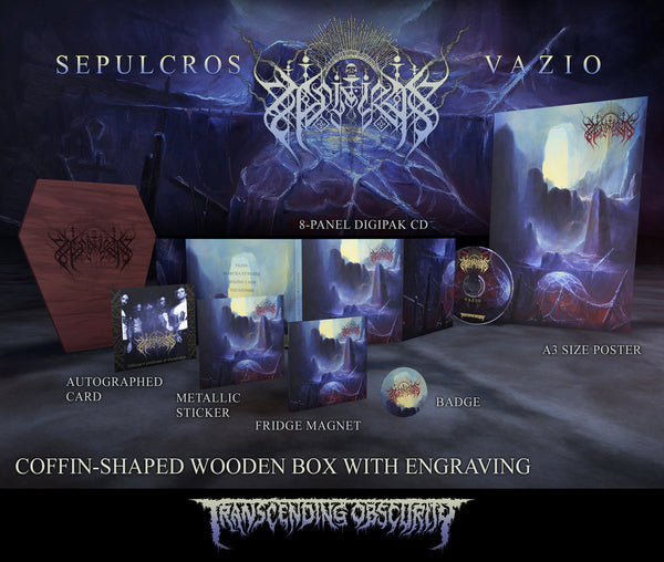 Sepulcros "Vazio Wooden Coffin Shaped CD Box Set" Limited Edition CD