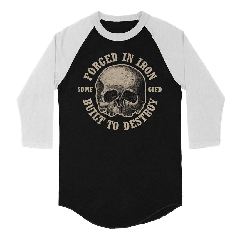 Black Label Society "Forged In Iron Raglan" Baseball Tee