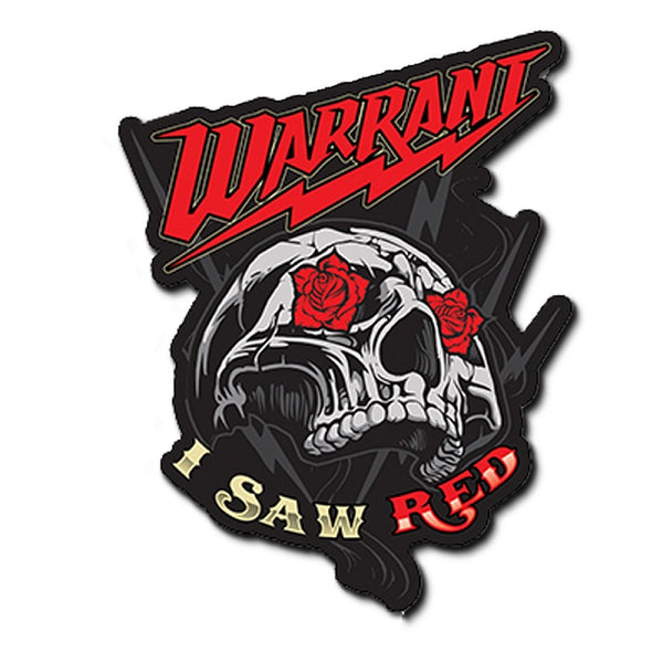 Warrant "I Saw Red" Stickers & Decals