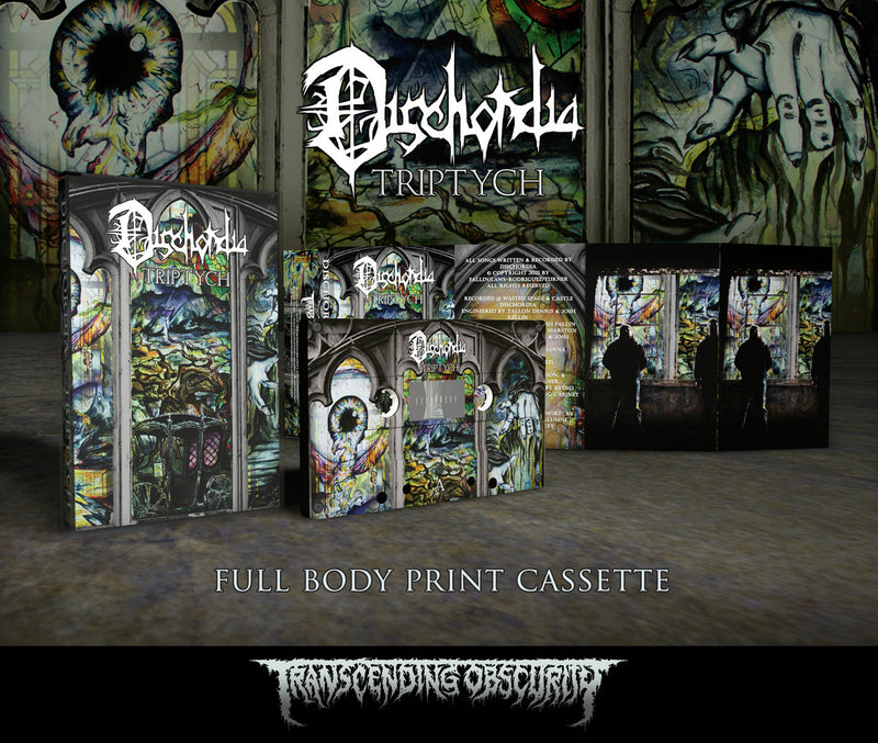 Dischordia "Triptych Full-Body Print Cassette" Limited Edition Cassette
