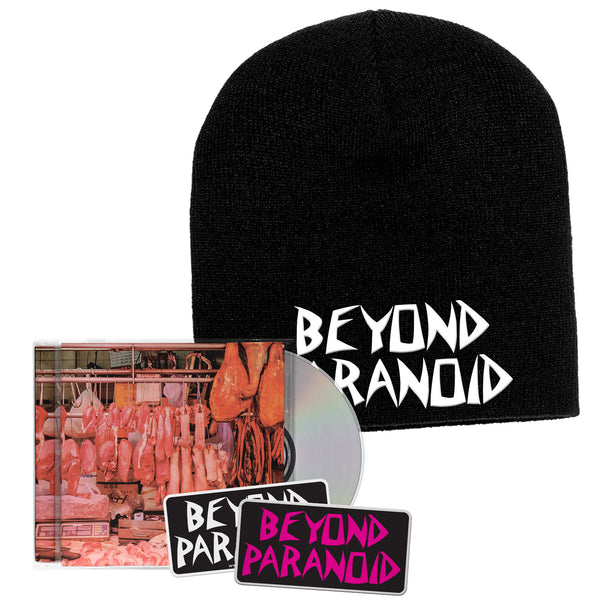 Beyond Paranoid "Dead Meat CD/Patch/Sticker/Beanie Bundle" Bundle