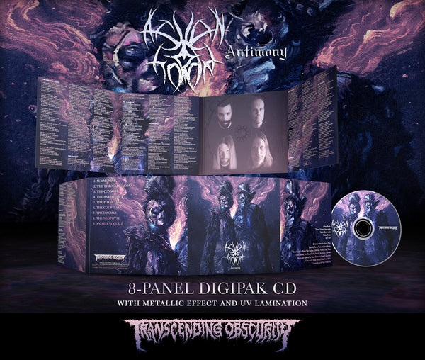 Ashen Horde "Antimony Digipak CD" Limited Edition CD