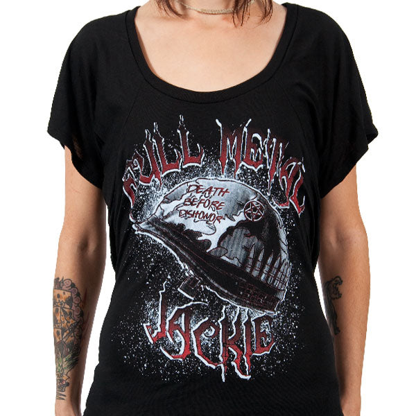 Full Metal Jackie "Death Before Dishonor" Girls T-shirt