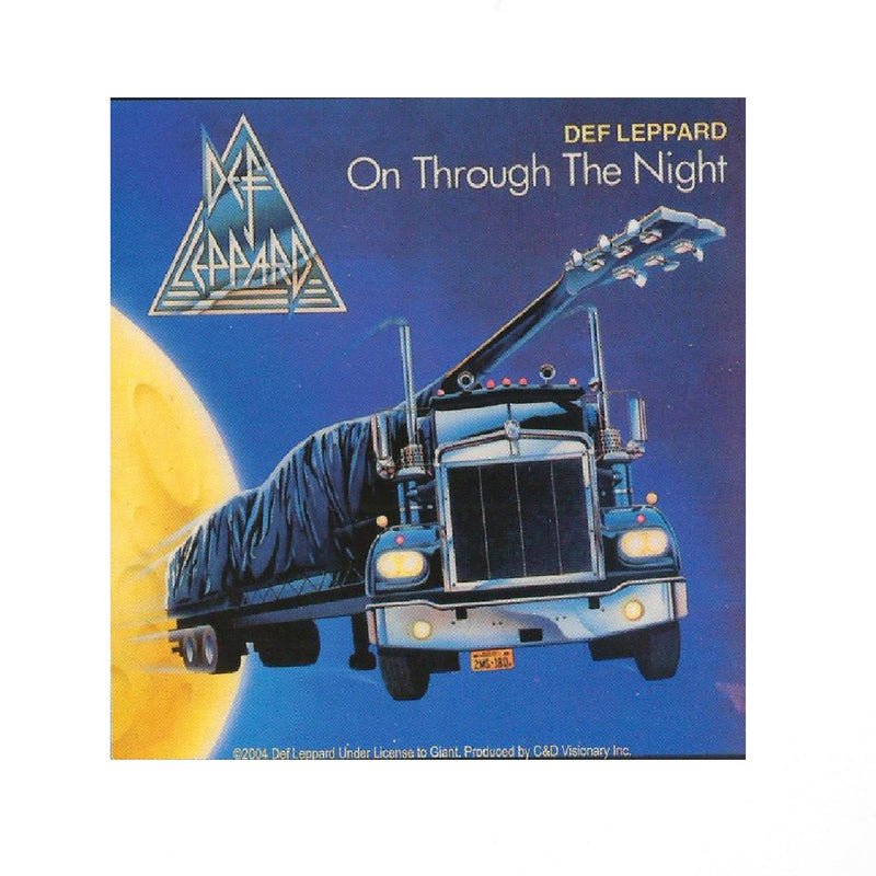 Def Leppard "On Through The Night" Stickers & Decals