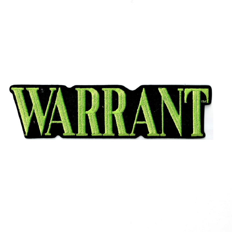 Warrant "Logo Vintage Patch" Patch