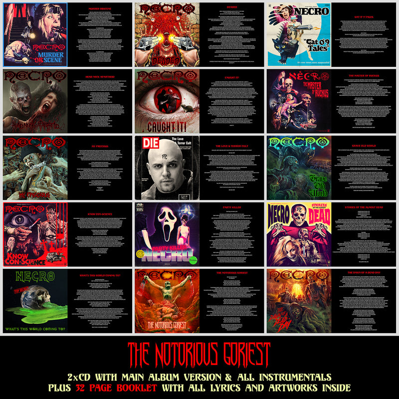 Necro "The Notorious Goriest" 2xCD