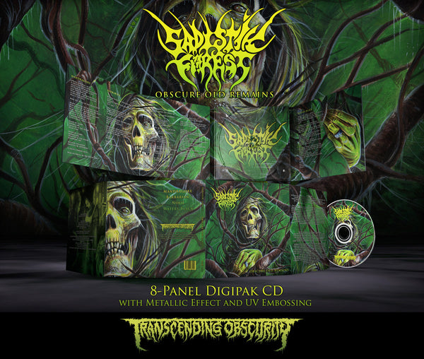Sadistik Forest "Obscure Old Remains 8-Panel Digipak CD" Limited Edition CD