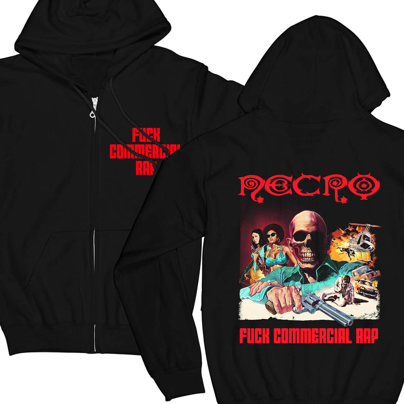 Necro "F**k Commerical Rap" Zip Hoodie