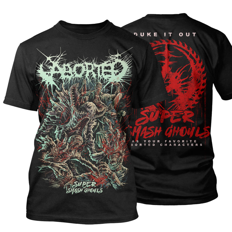 Aborted "Super Smash Ghouls" T-Shirt