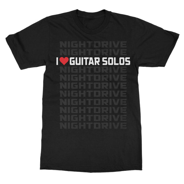 NightDrive "I Love Guitar Solos" T-Shirt