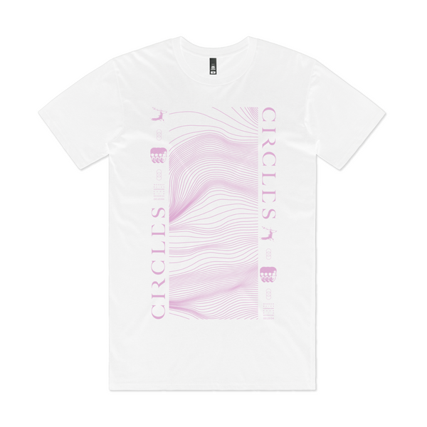 Circles "THE STORIES WE ARE AFRAID OF | VOL.1 - WHITE SPECTRUM T-SHIRT" T-Shirt