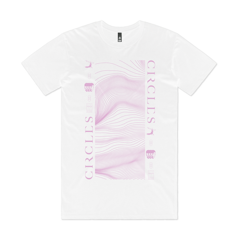 Circles "THE STORIES WE ARE AFRAID OF | VOL.1 - WHITE SPECTRUM T-SHIRT" T-Shirt
