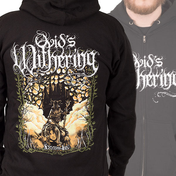 Ovid's Withering "Scryers of the Ibis CD Cover" Zip Hoodie