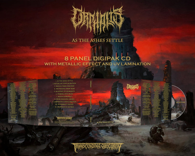 Orphalis "As The Ashes Settle" Hand-numbered Edition CD