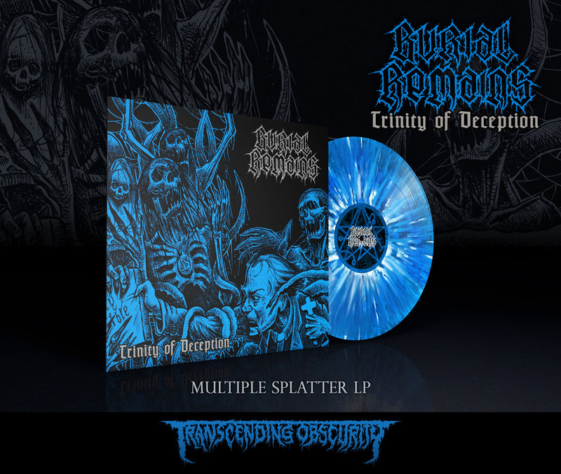 Burial Remains (Netherlands) "Trinity Of Deception (Splatter LP)" Limited Edition 12"