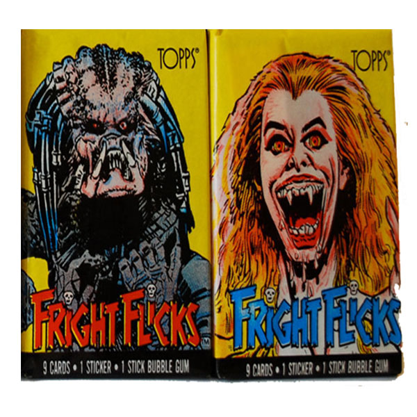 Fright Flicks "Sealed Card Pack" Trading Cards