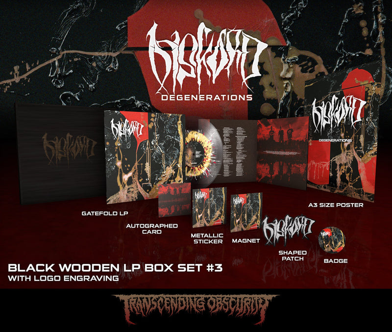 Diskord "Degenerations Wooden LP Box" Limited Edition 12"