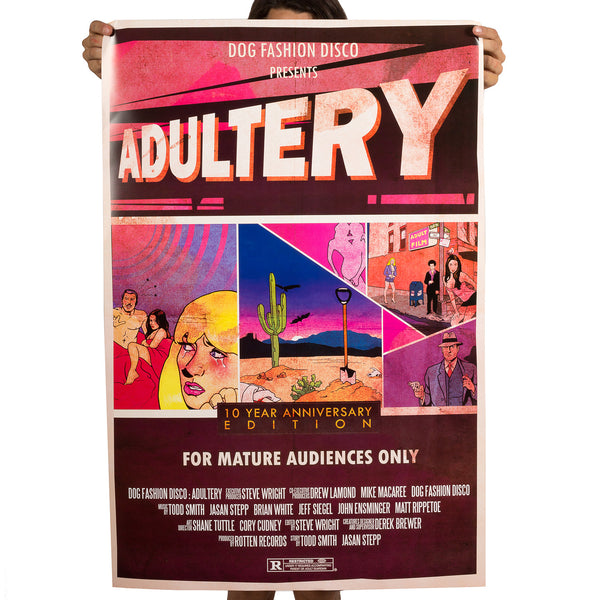 Dog Fashion Disco "Adultery 10 Year Anniversay" Posters