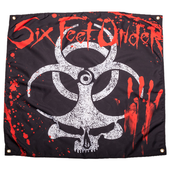 Six Feet Under "Biohazard" Banners