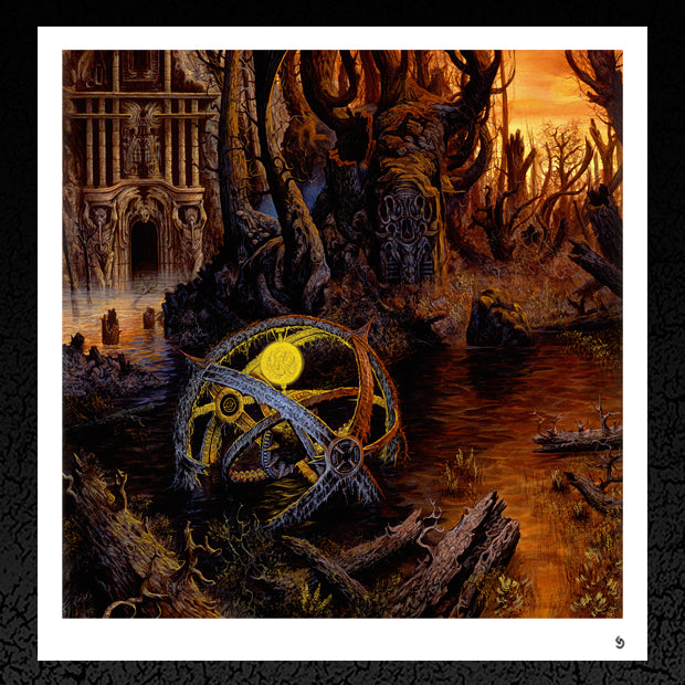 Dan Seagrave "Pestilence. (Mind Reflection's) Album Cover" Prints