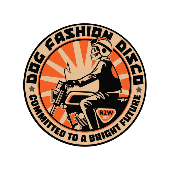 Dog Fashion Disco "Newly Committed" Stickers & Decals