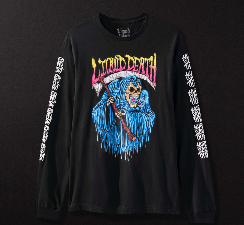 Liquid Death "Thrashed To Death" Longsleeve