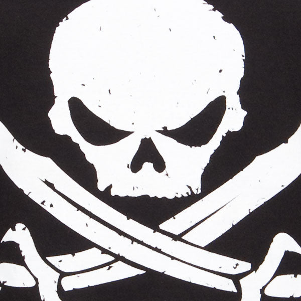 Metal Blade Records "Pirate Logo White on Black" T-Shirt