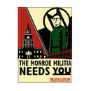 Revolution "Monroe Militia Propaganda" Magnet